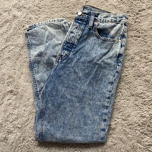 Urban Outfitters Blue Washed Jeans